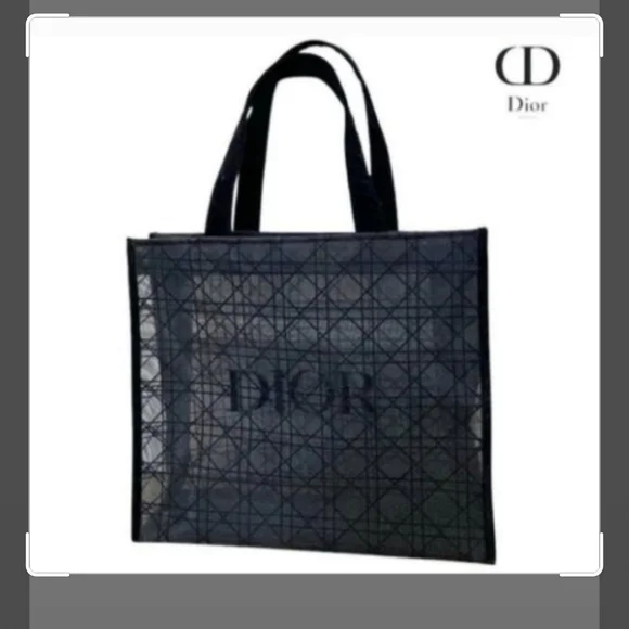 Dior Black Geometric Tote GWP - Picture 2 of 3